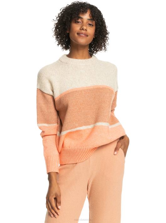 PD08Q397 tapioka predaleč pulover z okroglim izrezom ženske Roxy | puloverji